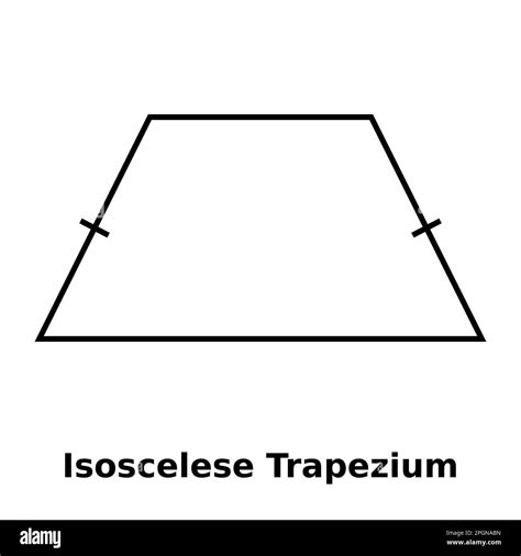 Isosceles Trapezium Stock Vector Images Alamy