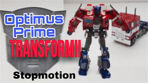 Optimus Prime Stop Motion Transformation With A Twist Transformers Youtube