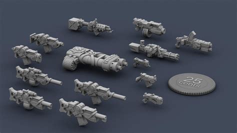 artstation mm scale guns