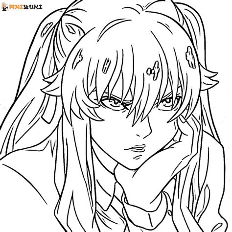 Kakegurui Coloring Pages Printable For Free Download