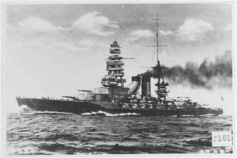 NH 111592 Japanese Battleship MUTSU