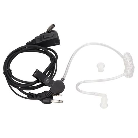 Akozon Casque Pour Talkie Walkie Oreillette Tube Acoustique De