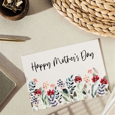 Instant Print Mothers Day Greeting Cards Got Print Happy Mothers Day Paper Cutting 5x7