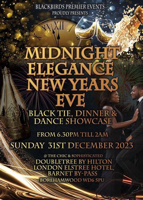 The Midnight Elegance 2023 New Years Eve Black Tie Dinner And Dance