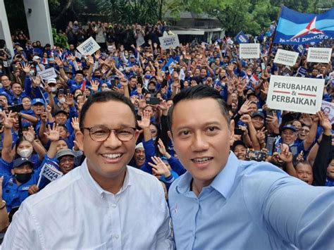 AHY Mari Dukung Bapak Anies Baswedan Sehingga Bisa Memimpin Perubahan