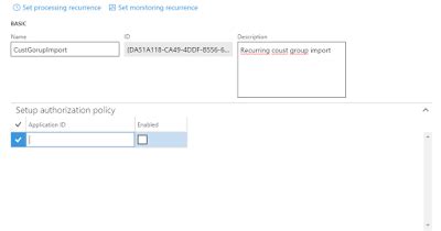 Axhelp: D365 | Recurring Integration - Application ID