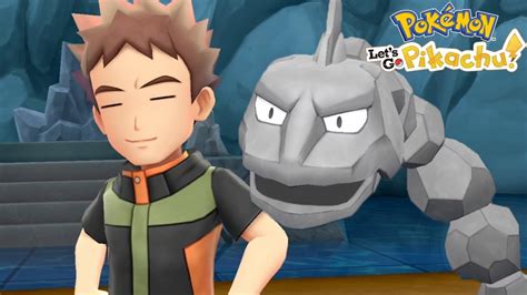 BROCK PRIMER LIDER DE GIMNASIO POKÉMON LET S GO PIKACHU