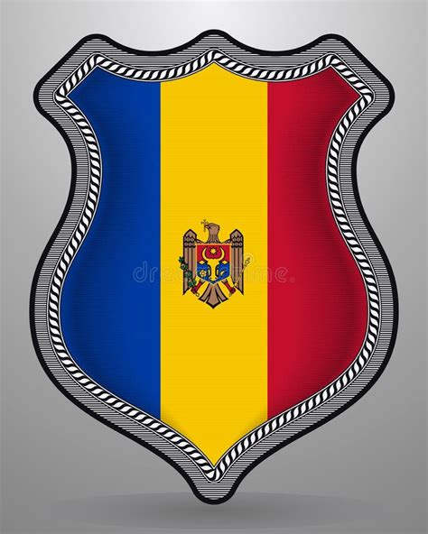 Indicador De Moldova Insignia E Icono Del Vector Ilustraci N Del Vector