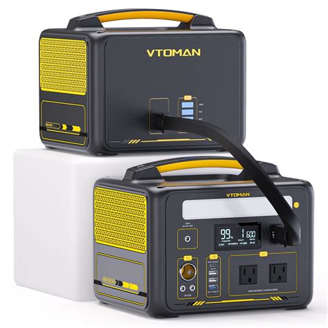 Vtoman Portable Power Station W With Extra Battery Wh Lifepo