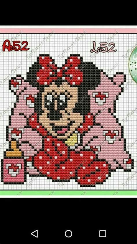 Ponto Cruz Desenho Da Minnie Ponto Cruz Andreia B Disney Cross