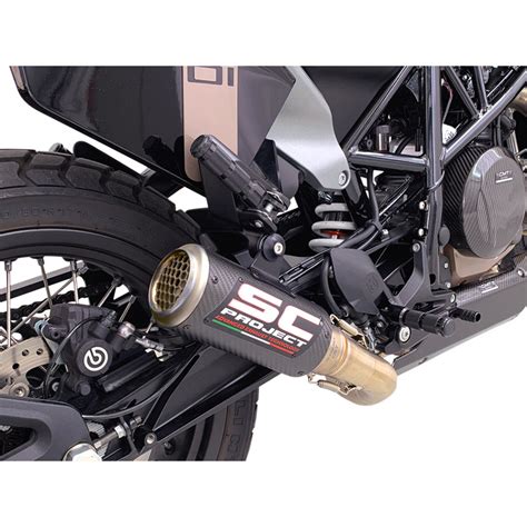 SC Project HU07A T38TR CR T Slip On Exhaust For Husqvarna Svartpilen