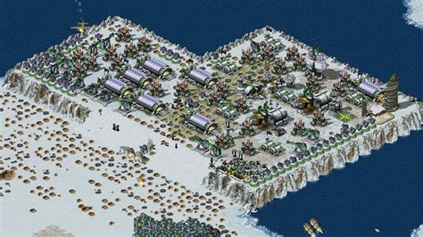 Red Alert 2 Extra Hard AI 7 Vs 1 France Isla De Helada Map