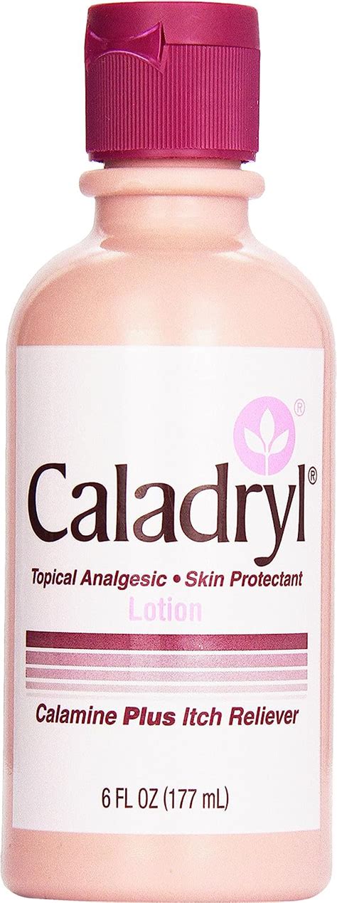 Caladryl Lotion Calamine Plus Itch Reliever 6 Ounce Bottle Amazonca Health And Personal Care