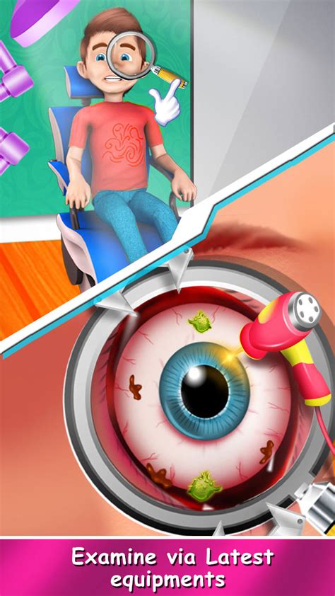 Virtual Eye Doctor Surgery Simulator Er Emergency Hospital Game App