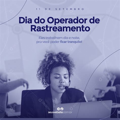 Dia Do Operador De Rastreamento De Setembro Social Media Psd