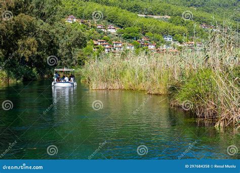 Azmak River In Akyaka District In Ula Mugla Turkey Editorial Stock