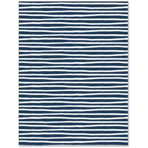 Navy Blue and White Stripes Journal | Shutterfly