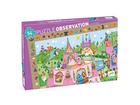 Djeco Puzzle Observation Princesses Pcs Fsc Mix