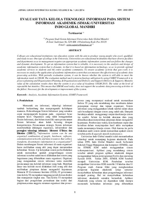 Contoh Jurnal Teknologi Informasi Contoh Su Images