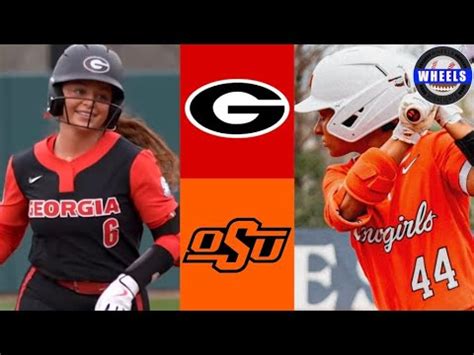 Georgia Vs Oklahoma State Highlights College Softball