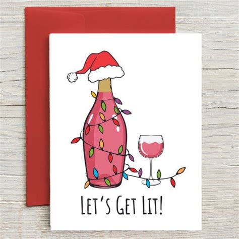 12 Funny Christmas Card Bundle for Coworkers, Holiday Cards for Friend ...