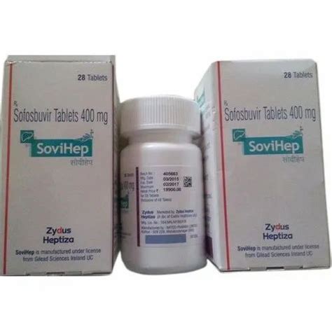 400mg Sofosbuvir Tablets At Rs 2575 Bottle Vejalpur Ahmedabad ID