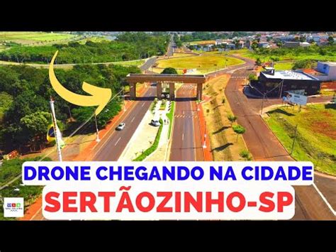 DRONE CHEGANDO EM SERTÃOZINHO SP E PARQUE LINEAR 4K YouTube