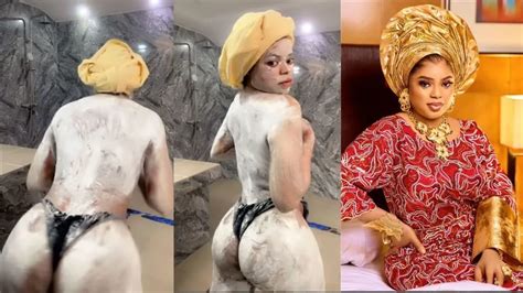 All I See Is One Elderly Man Bobrisky Shows Off His Bare Curves As