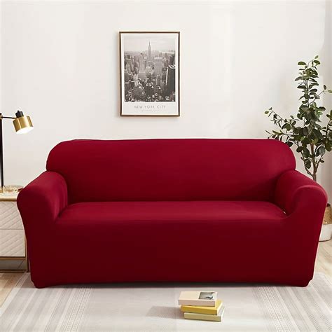 ACMDL 1pc Milk Fiber Fabric Solid Color Sofa Cover All Inclusive