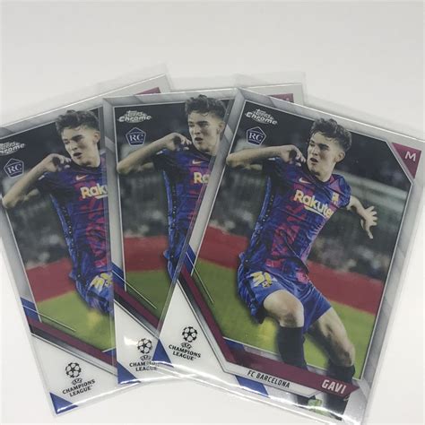 Yahoo オークション GAVI base 25 3 topps chrome 2022 UEFA CHAMPI