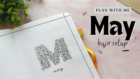 May Bullet Journal Setup Plan With Me Bullet Journal Setup