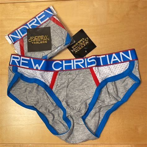 Andrew Christian Underwear Socks Medium Andrew Christian Almost Naked Mesh Cotton Brief