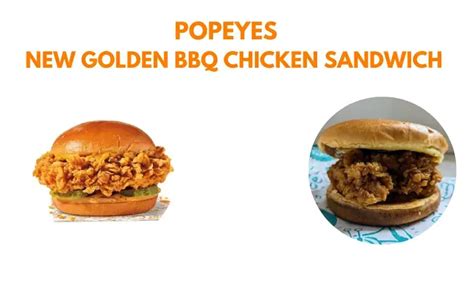 Popeyes Launches New Golden Bbq Chicken Sandwich To Bring Back Lunch Fun