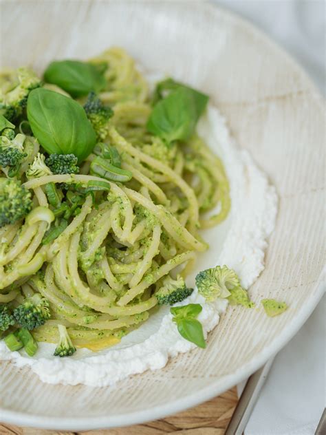 Spaghetti Mit Brokkoli Pesto Lykke Life