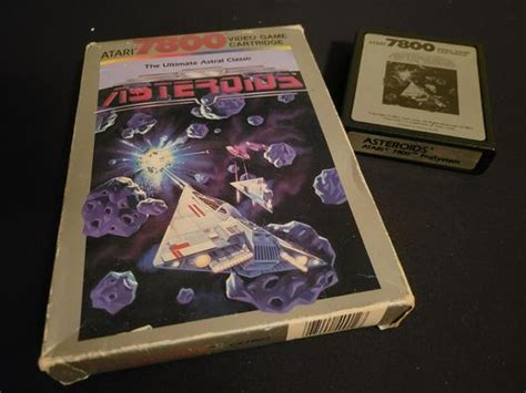 Asteroids Item And Box Only Atari 7800