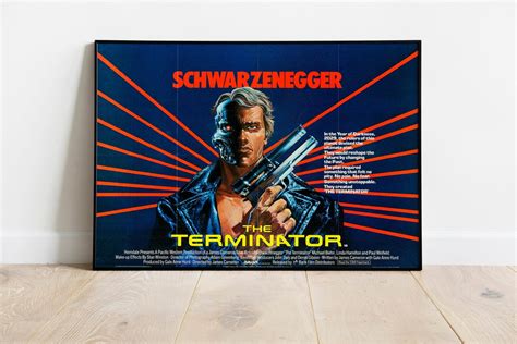 The Terminator / the Terminator Poster / Minimalist Movie - Etsy