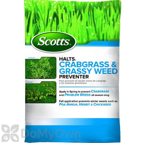 Scotts Halts Crabgrass And Grassy Weed Preventer