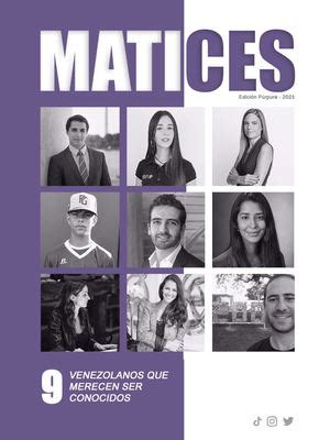 Calam O Revista Matices Edici N P Rpura