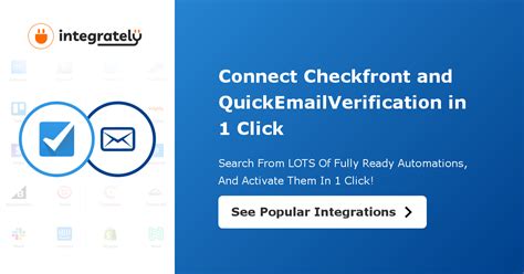 How To Integrate Checkfront QuickEmailVerification 1 Click