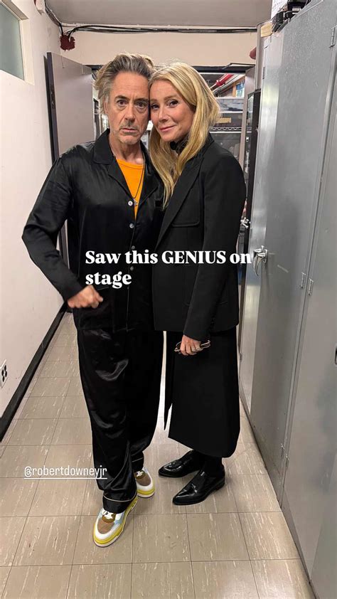 Gwyneth Paltrow Reunites With Robert Downey Jr Catches Broadway Debut