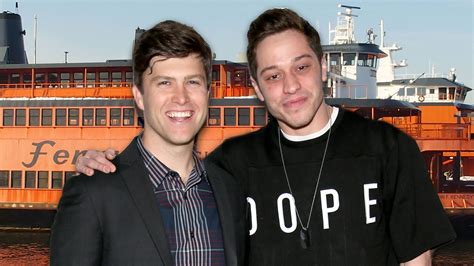 Colin Jost Disputes Pete Davidson's Staten Island Ferry Claim