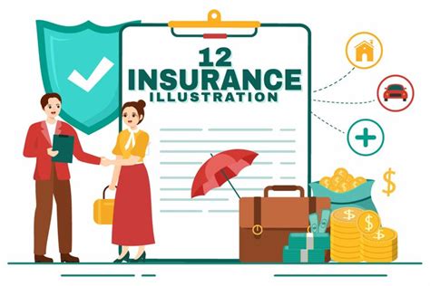 12 Business Insurance Illustration