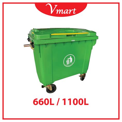 Mgb L Mgb L Green Mobile Garbage Bin Wheel L Bin