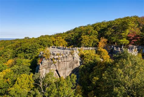 Coopers Rock Lake in the State Park with Autumn Fall Colors Stock Image - Image of appalachia ...