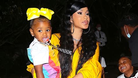 Cardi Bs Daughter Video Of Her Playing Ahead Of 2nd Birthday Hollywood Life