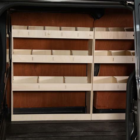 Ford Transit Custom Plywood Bulkhead Van Racking Shelving Unit Wr57 Wr57 Demar Uk In 2023 Van