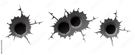 Bullet Hole Graphic Vector