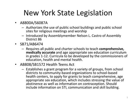 Ppt New York State Legislation Powerpoint Presentation Free Download