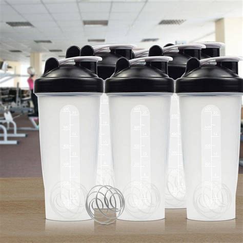 5x 700ml Gym Protein Supplement Drink Blender Mixer Shaker Shake Ball