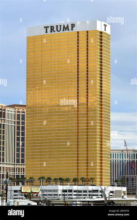 Trump International Hotel Las Vegas Nevada Usa North America Stock